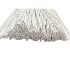 300 Pcs White,11",Plastic Twist Ties, Garden Plant Twist Tie Cable Tie, Plastic Cable Ties for Bread Candy Bags, Gift Bags (11 Inch)