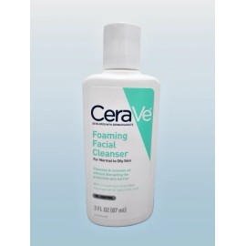 CERAVE FOAMING FACIAL CLEANSER 3 OZ NWOB LOT OF 3