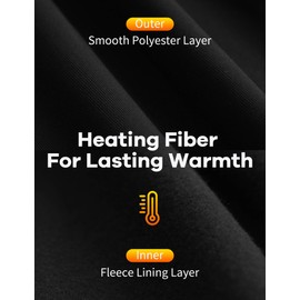 MANCYFIT Thermal Underwear for Women Long Johns Set Fleece Lined Ultra Soft Black Small