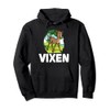 Christmas Santa's Reindeer Lazy Costume Vixen Pullover Hoodie