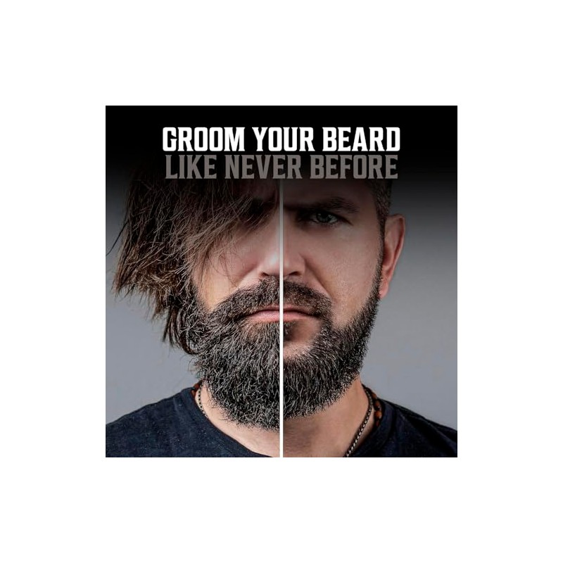 Viking Revolution Kit de cuidado de barba para hombres: el
