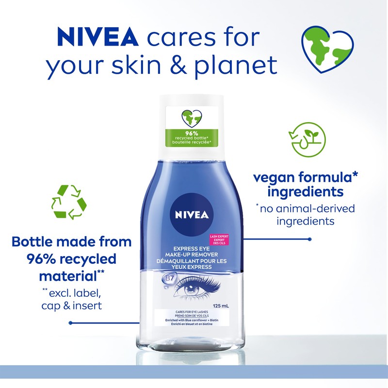 NIVEA Double Effect Eye Make-Up Remover [Personal Care]