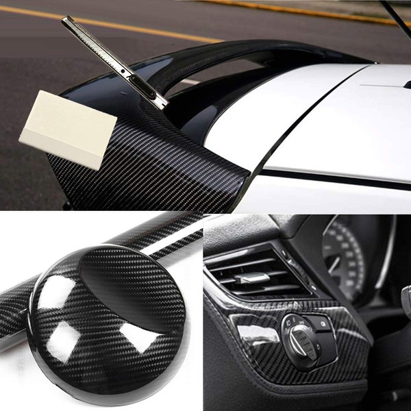 F & B LED LIGHTS 6D High Gloss Black Carbon