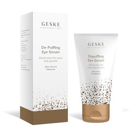 GESKE | Sérum para ojos anti hinchazón | Contra ojeras y ojos hinchados | Con aloe vera | Sérum de belleza | Suaviza el contorno de los ojos | Fórmula