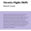 Stratia Night Shift Retinol Cream Hidratante Facial Que Desa