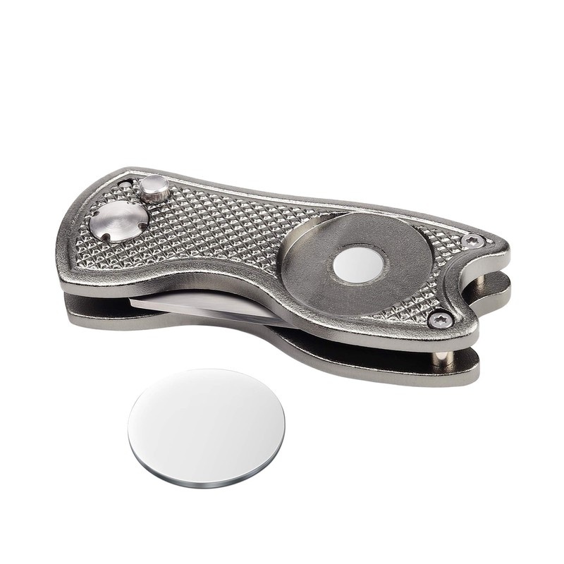 Mile High Life All Metal Foldable Golf Divot Tool with