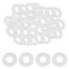 OSVJE 100 Pack 1/4" ID x 1/2" OD Clear Nylon