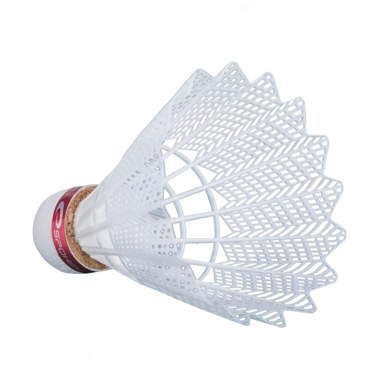 Spokey Unisex Shoot Synthetic Fast Shuttlecocks Set (Pack of 6),