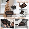 RAINSMORE Portatrajes de Viaje para Mujer 2 en 1 Maleta