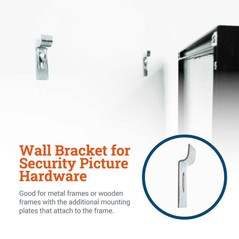 Picture Hanging Security Wall Support Brackets with Screws| Security Bracket,