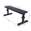 MegaChoice Flat Weight Bench for Home Gym,Multi-Functional Exercise Bench,Adjustable Strength