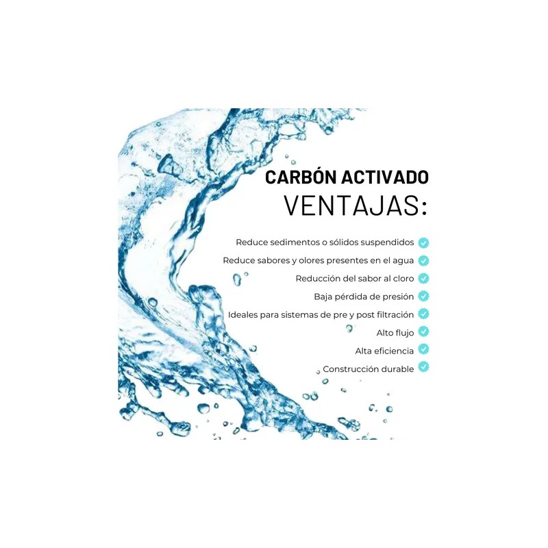 2 Portafiltros Pkpfa10x.75p , Sedimento Y Carbon Activado