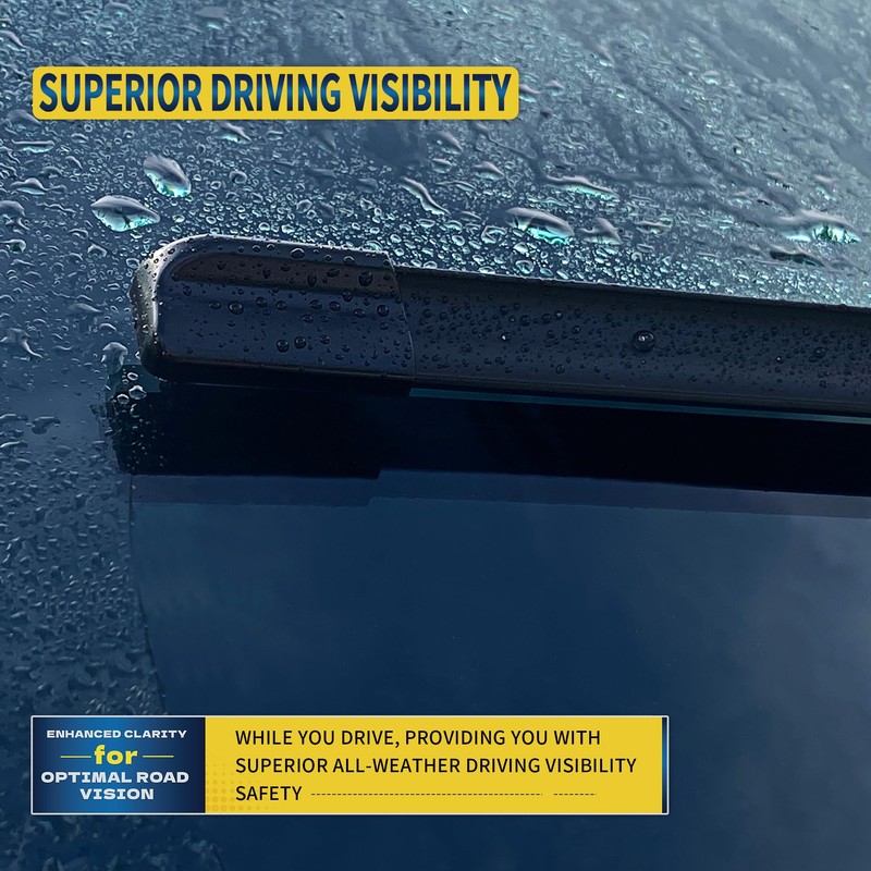 JINGOU 26''+19'' Front Windshield Wiper Blades Compatible with 2008-2017 Honda