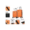 InUSA Trend 2-Piece Hardside Spinner Luggage Set, TSA Checkpoint Friendly,