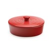 RSVP International Stoneware Tortilla Warmer & Server with Lid, Dishwasher,