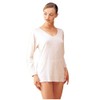 COVES ST741 Silk Noil Women's 3/4 Sleeve Sleeper, L x 2, Pink