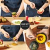 Hiware 4-piece Grapefruit Spoons and Grapefruit Knife, 18/8 Stainless Steel