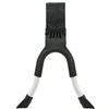 Hebie Unisex – Erwachsene Zweibeinständer 690, schwarz/Silber, 28"