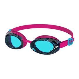 Speedo Unisex Kids Jet 2.0 SwiMing Goggles, Enhanced Vision, Electric Pink/Azure Blue, One Size