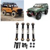4Pcs RC Car Camber Links Black Aluminium Alloy Reduce Vibration