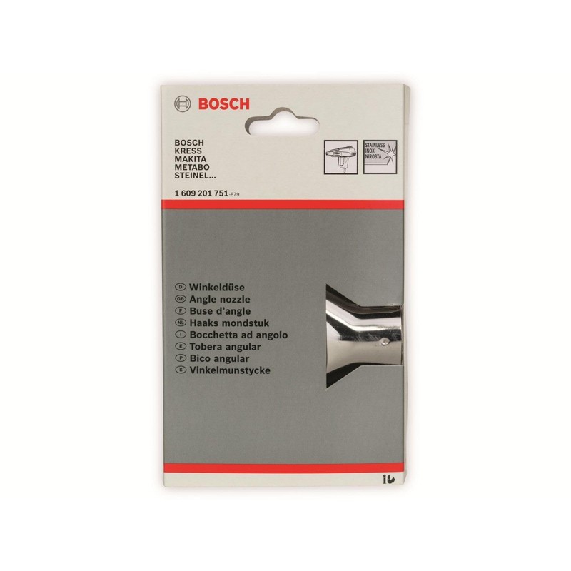 Bosch Accessories 1609201751 Angle Nozzle, 80mm, Silver