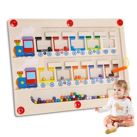 GGesii Magnetic Game Labyrinth Toy, Various Labyrinth Toys for Children, Montessori Magnetic Game Labyrinth from 3 Years, for Girls and Boys from 2 3 4 5 Years