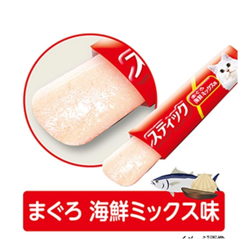 CIAO Tuna Sticks, Seafood Mix Flavor, 20 Sticks