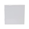 Creative Hobbies 12 Pack of Glossy White Glazed Ceramic Tiles
