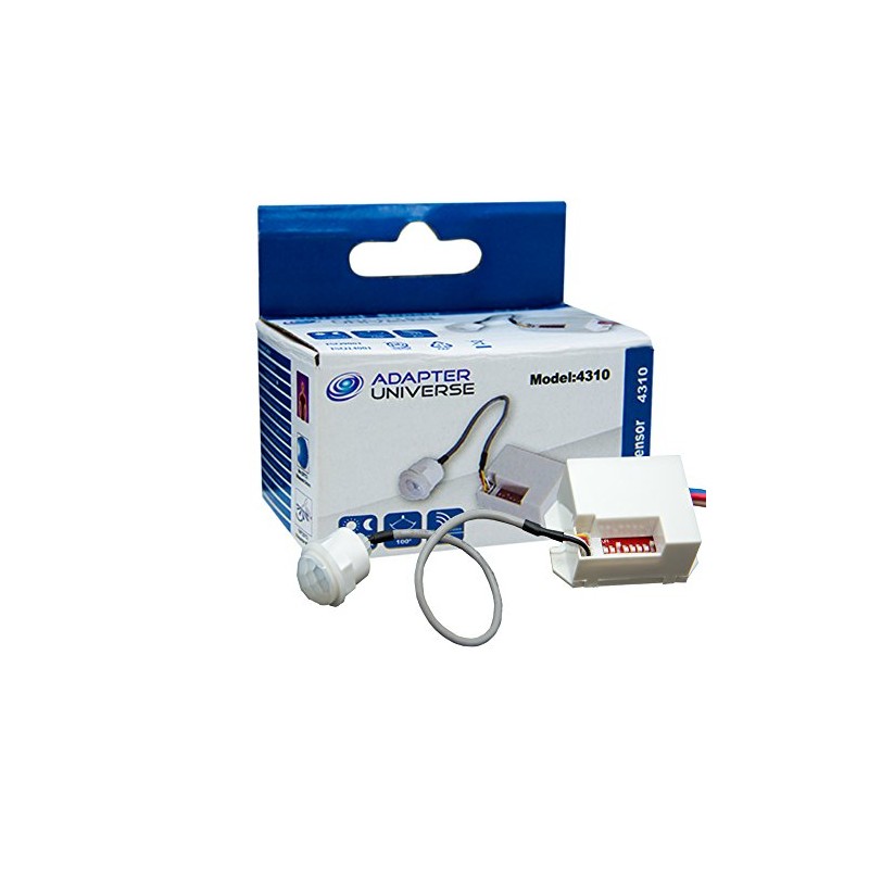 Mini PIR Inbuilt Motion 230V Sensor flush UP infrared 800W