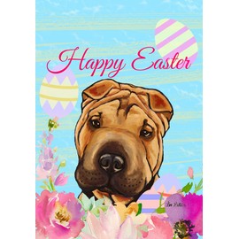Shar Pei - Best of Breed - HHS Easter Garden Flag
