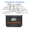 40A PWM Solar Charge Controller 12V/ 24V Self-Adapting LCD Solar