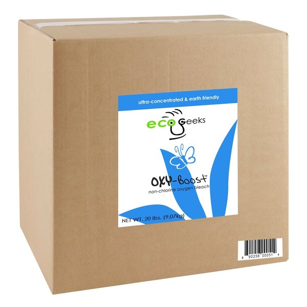ecoGeeks OXY-BOOST Oxygen Bleach 20LB Bulk Packaged by ecoGeeks