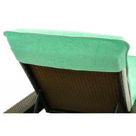 Brandsseller Protective Cover for Garden Lounger, Beach Lounger Cushion, Terry Cloth Cover, 100% cotton, approx. 75 x 200 cm.