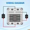 Nilight - 50055F 6 Way Blade Screw Fuse Block 6