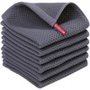 HYER KITCHEN 100% Cotton Waffle Weave Kitchen Dish Towels, Super