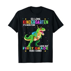 So Long Kindergarten Graduation class 2025 dinosaur kids T-Shirt