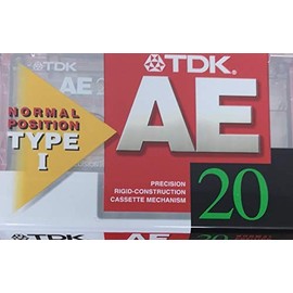 TDK CASSETTE TAPE AE 20 Minutes Normal/TypeI
