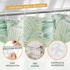 Amazer Plastic Shower Curtain Rings, Shower Curtain Hooks, 24 Pcs