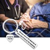 CYTING Hospice Nurse Keychain Gift Because End Of Life Deserves