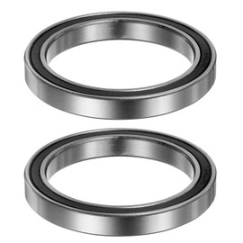 TOP-VIGOR 2Pcs 6811-2RS Deep Groove Ball Bearings, Z2 55mm x 72mm x 9mmDouble Sealed Industrial Bearings, Chrome Steel Skateboard Bearings for Electrical Instrument Equipment