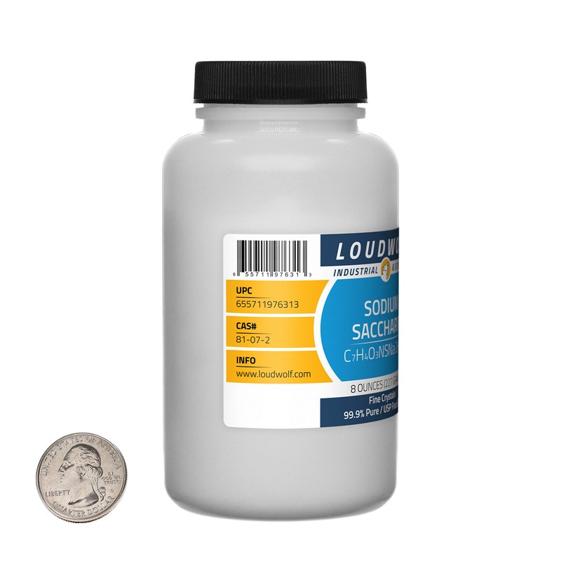 Sodium Saccharin / 1 Pound / 2 Bottles / 99.9%