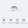 LED Wavy Ceiling Light 140LED Modern Ceiling Lamp for Bedroom