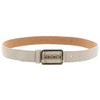VALENTINO Around Plaque Buckle Belt W85 Ecru/Oro - Can be