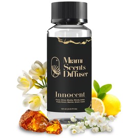 Innocent Scent Inspired by The Palms Hotel & Spa 4 Fl Oz - 120 ml Essential Oils Aroma for Home Diffuser Luxury Fragance Refill Aromatherapy Fresh Blend of Citrus, Musky, Woody, Amber & Fruity Green.