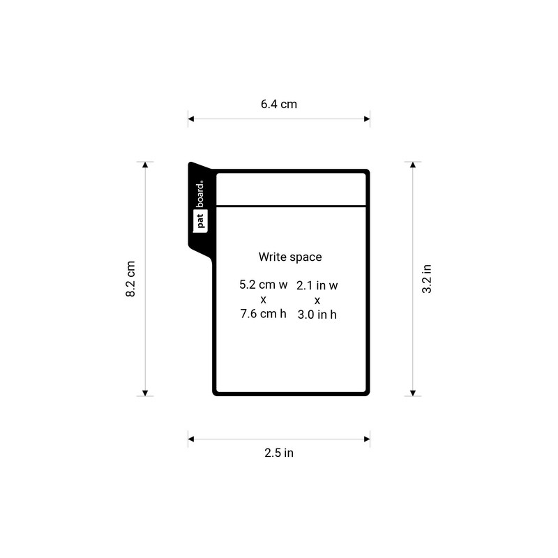 PATboard Scrum Board & Kanban Board - Magnetic Item Cards