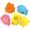 YOFAN 7pcs Bear Shape Sandwich Mold Cutters Set,Bread Sandwich Shapers