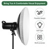 22 Inch/55 cm Beauty Dish Diffuser Sock, Soft White Lamp