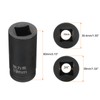 sourcing map 4 Point Square Socket 3/4" Drive by 19mm