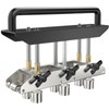 CINSEA Adjustable Rebar Bender with Three-Station Edge Roller Bender, Large