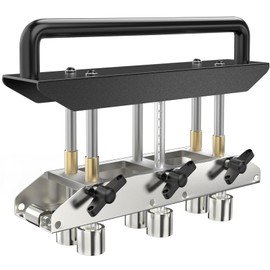 CINSEA Adjustable Rebar Bender with Three-Station Edge Roller Bender, Large Metal Bender with 0-90° Bending Angle, Adjustable from 5/8" to 4" Bends in 29 to 22-Gauge Steel